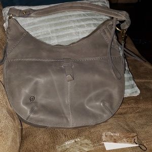 Grey never carrird Born shoulder bag